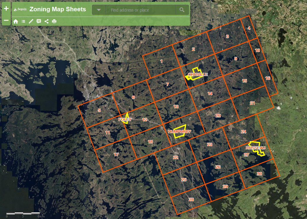 zoning map sheets interactive application