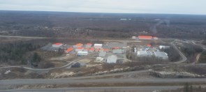 aerial view of airport